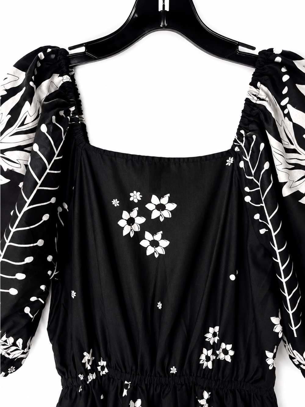Ellen Tracy ✨ 
Boho Chic Women's Printed Puff Sleeve Maxi Dress - Picture 11 of 16